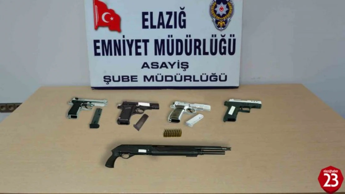 Elazığ'da asayiş ve şok uygulaması: 21 kişi tutuklandı