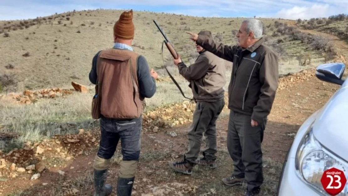 Elazığ'da av koruma ve kontrol faaliyetleri sürüyor