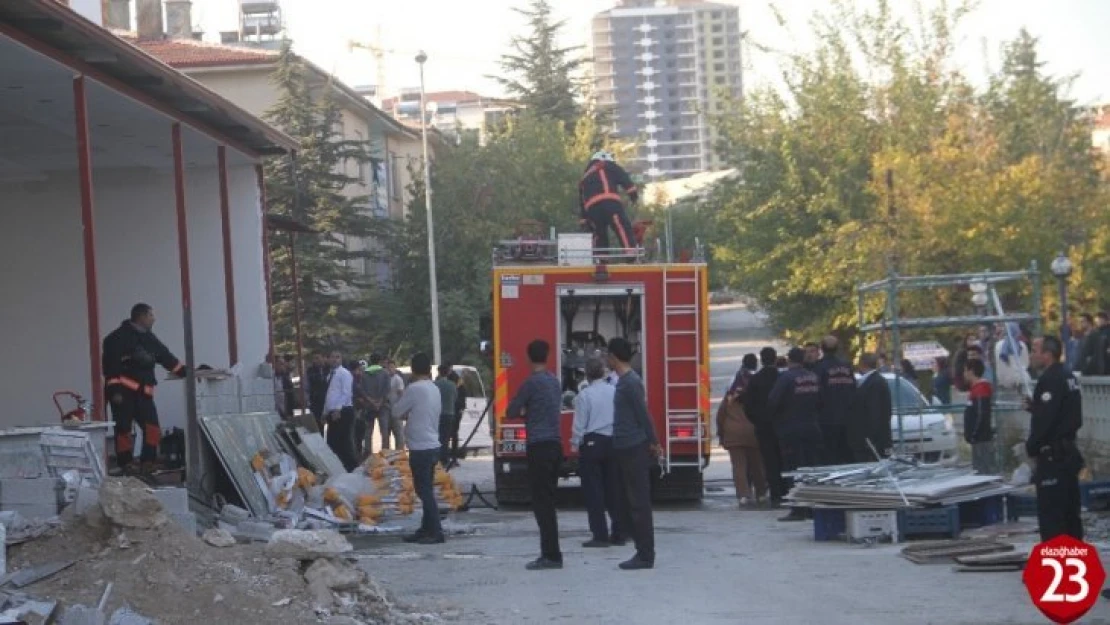 Elazığ'da Baca Yangını Korkuttu