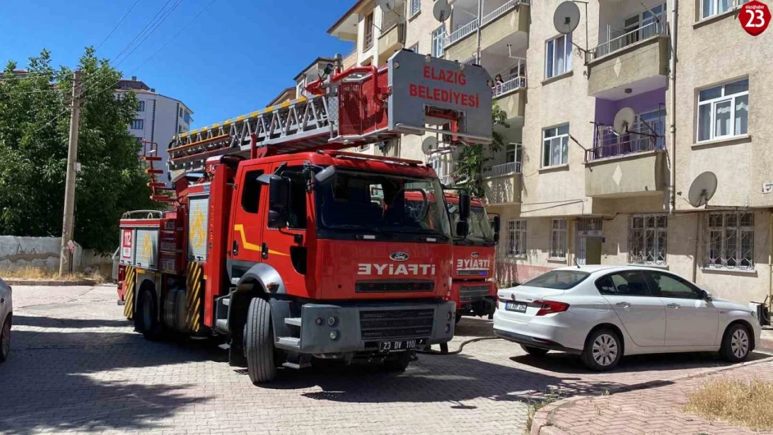 Olgunlar Mahallesinde Binada Çıkan Yangın Korkuttu !