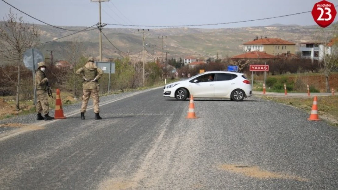 Elazığ'da bir ilçeye giriş çıkış yasaklandı