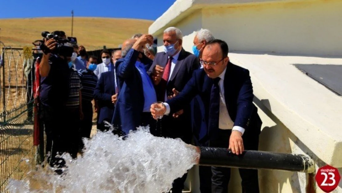 Elazığ'da bir köy güneş enerjisi ile suya kavuştu