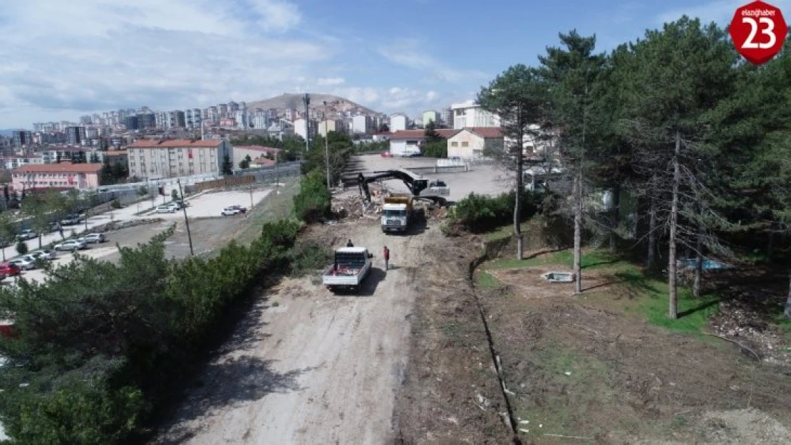 Elazığ'da bulvar ve yol çalışmaları