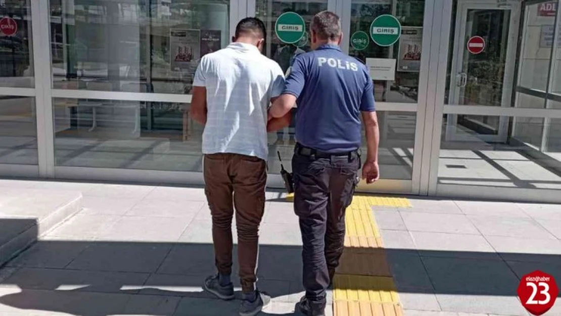 Elazığ'da camiden hırsızlık yapan zanlı tutuklandı