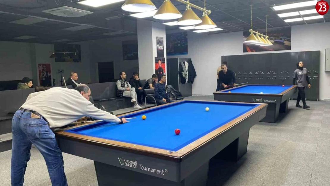 Elazığ'da Çanakkale Şehitlerini Anma Bilardo Turnuvası Tamamlandı