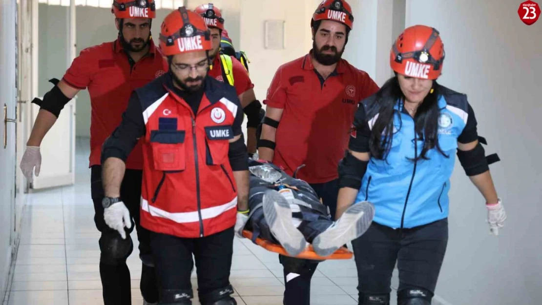 Elazığ'da deprem ve yangın tatbikatı