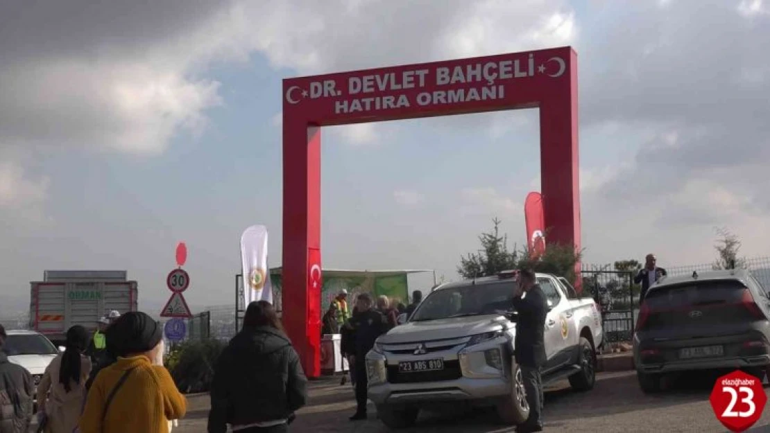 Elazığ'da Devlet Bahçeli Hatıra Ormanı oluşturuldu