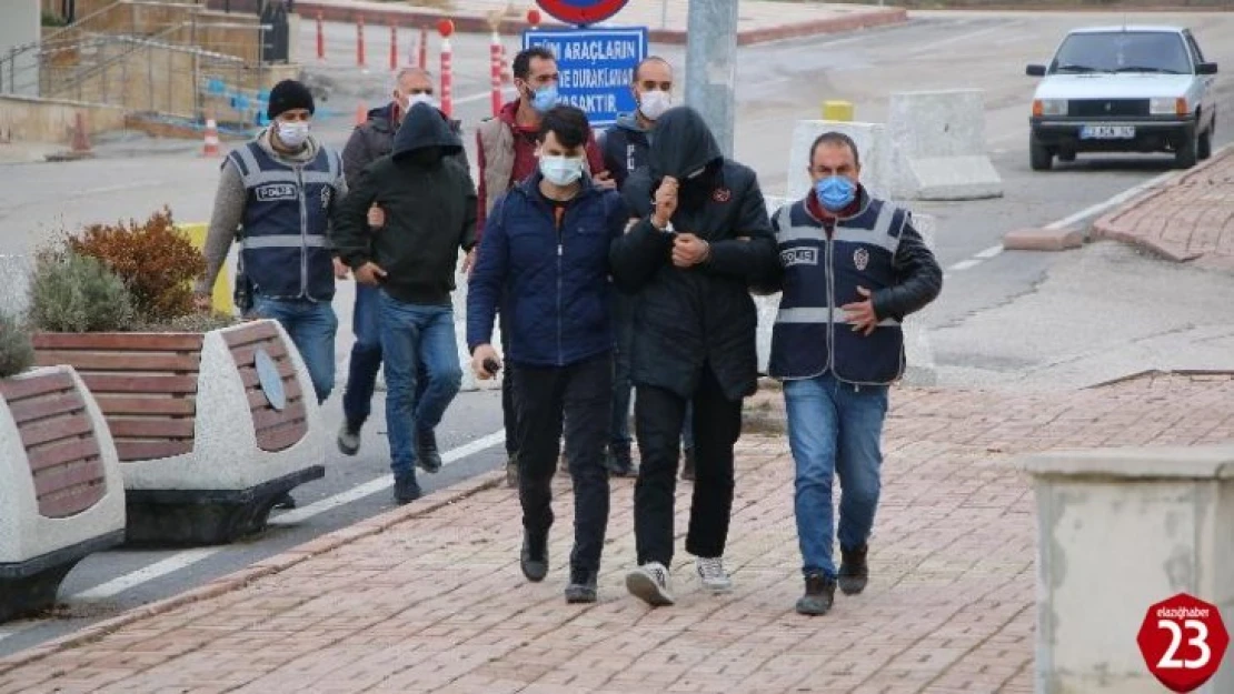 Elazığ'da ev ve otomobilden hırsızlık yapan 2 kişi tutuklandı