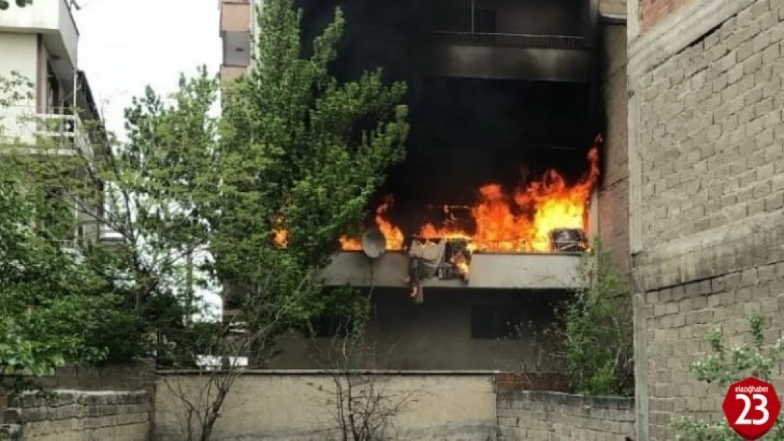 Sanayi Mahallesinde İftar Vakti Korkutan ev yangını