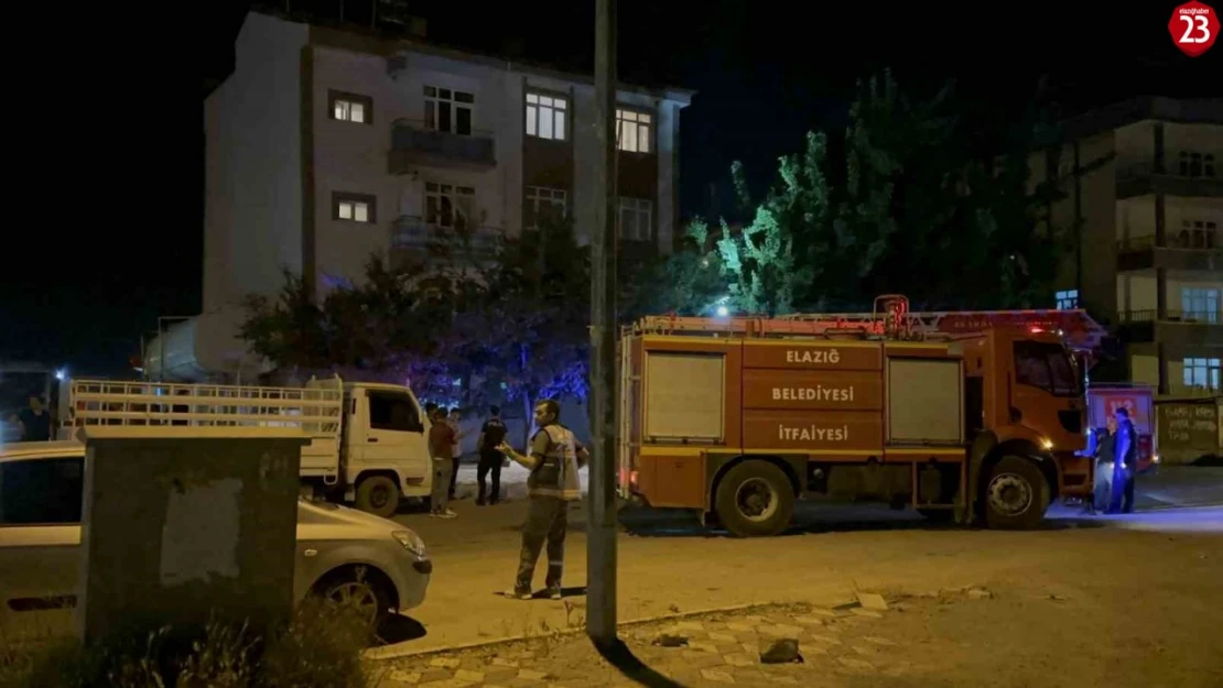 Elazığ'da evini yakmaya çalışan şahıs polis tarafından ikna edildi