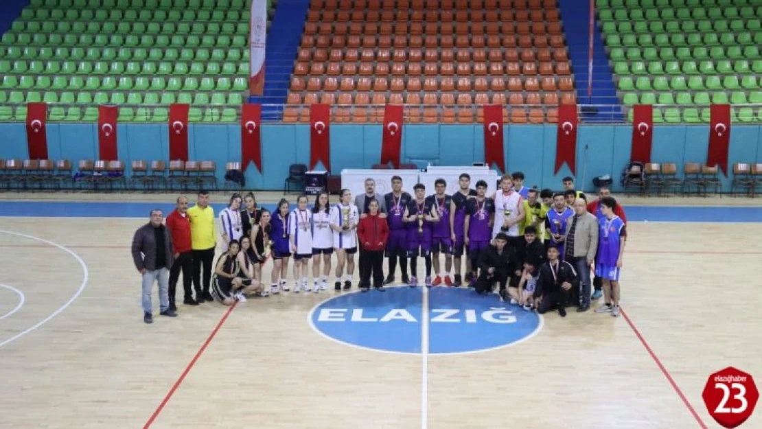 Elazığ'da Gençler Basketbol İl Şampiyonası tamamlandı