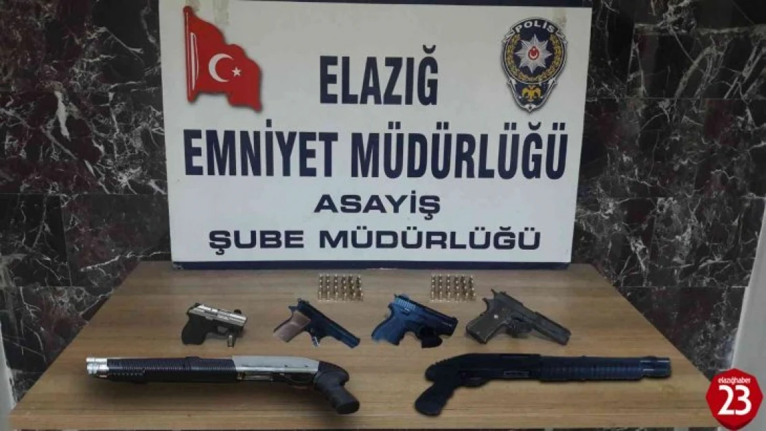 Elazığ'da haklarında arama kararı bulunan 97 kişi yakalandı