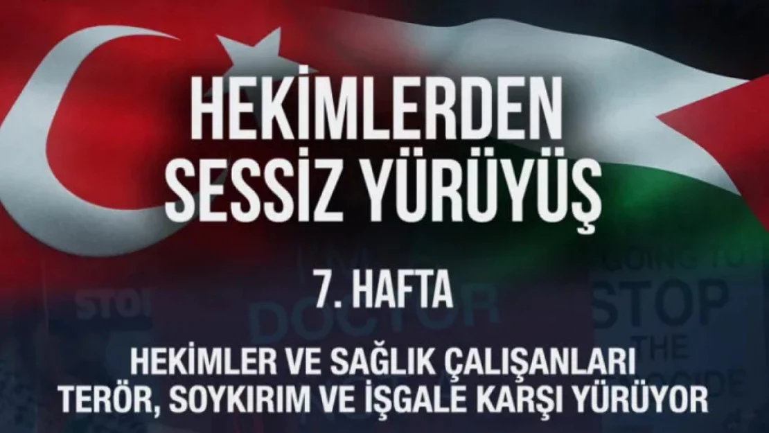 Elazığ'da Hekimler ve Sağlık Çalışanları Terör Soykırım ve İşgale Karşı Yürüyor!