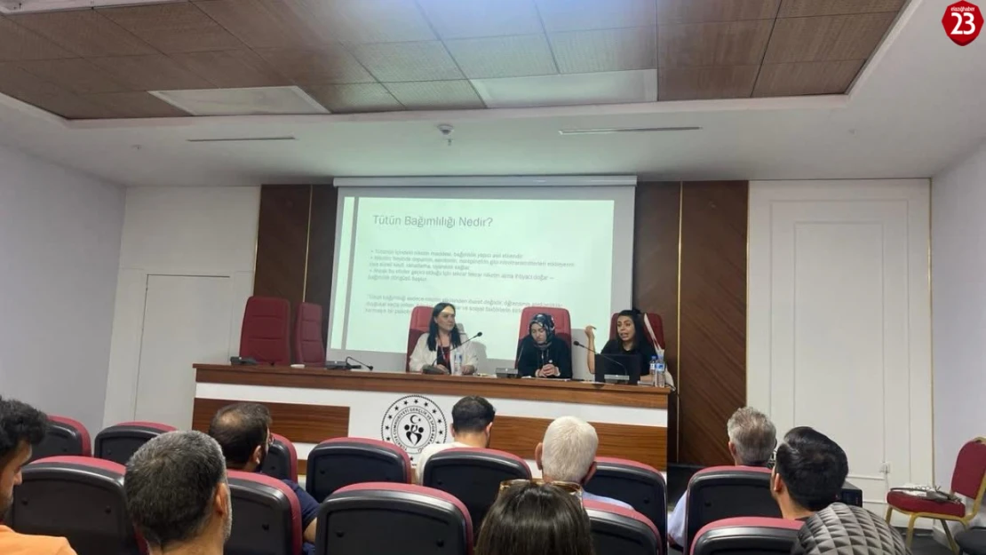 Elazığ'da 'Hepimizin Sağlığı İçin' Sigarayı Bırakma Eğitimi Düzenlendi