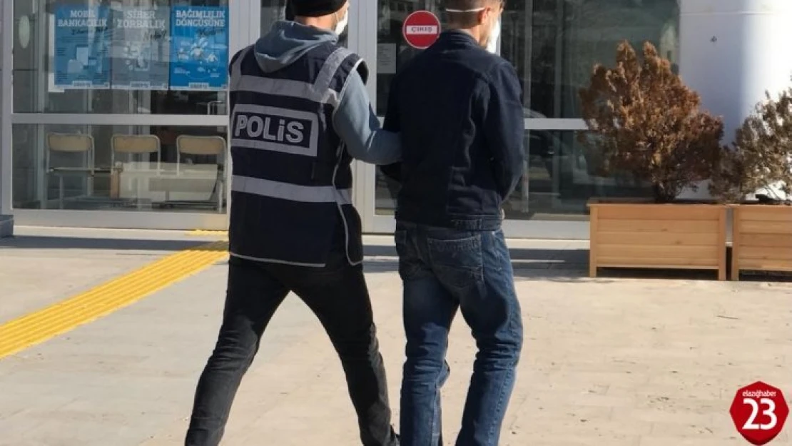 Elazığ'da hırsızlık şüphelisi yakalandı