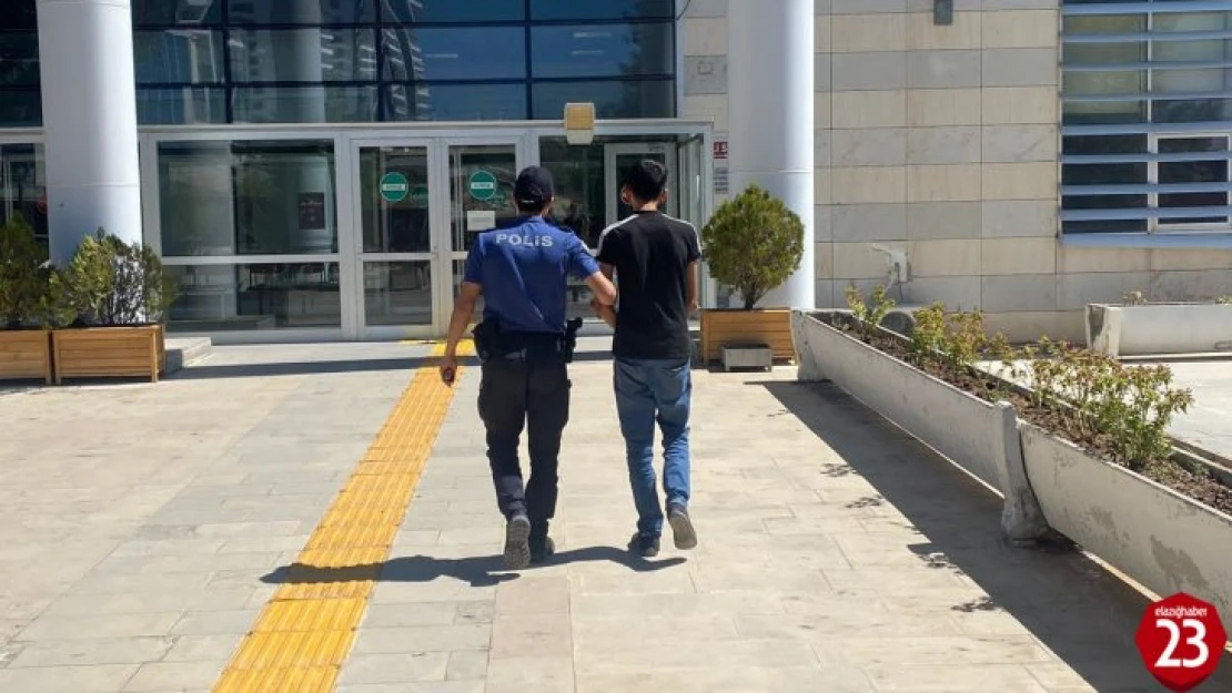 Elazığ'da hırsızlık şüphelisi yakalandı