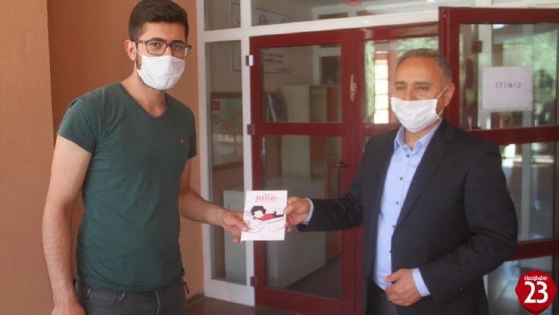 Elazığ'da ilkokul öğrencilerine okuma kitabı