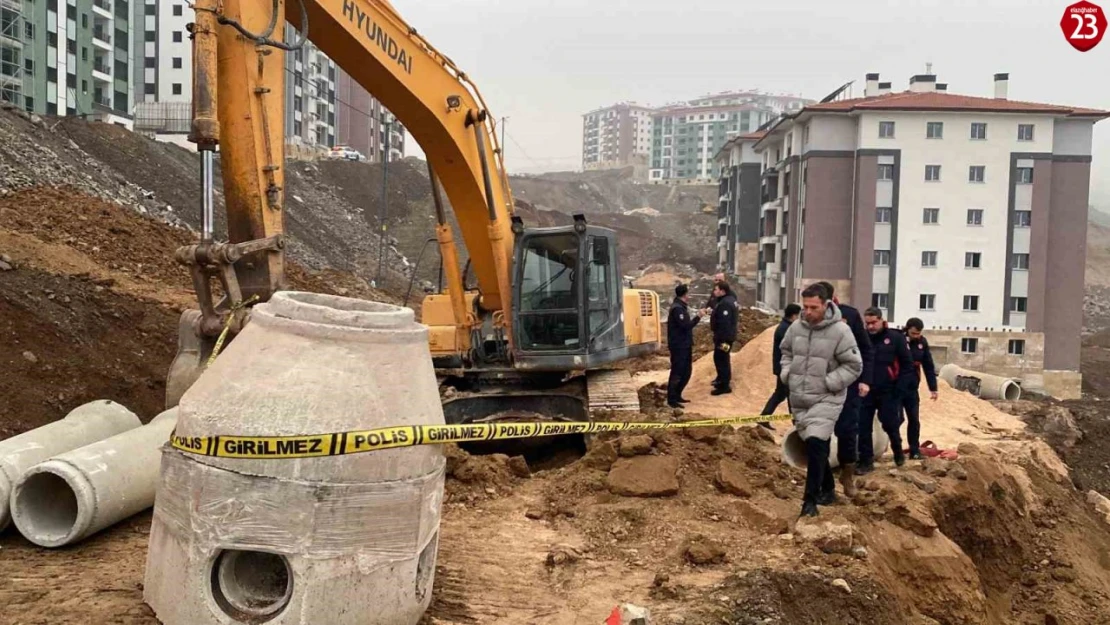 Elazığ'da inşaat alanında göçük: 1 ölü