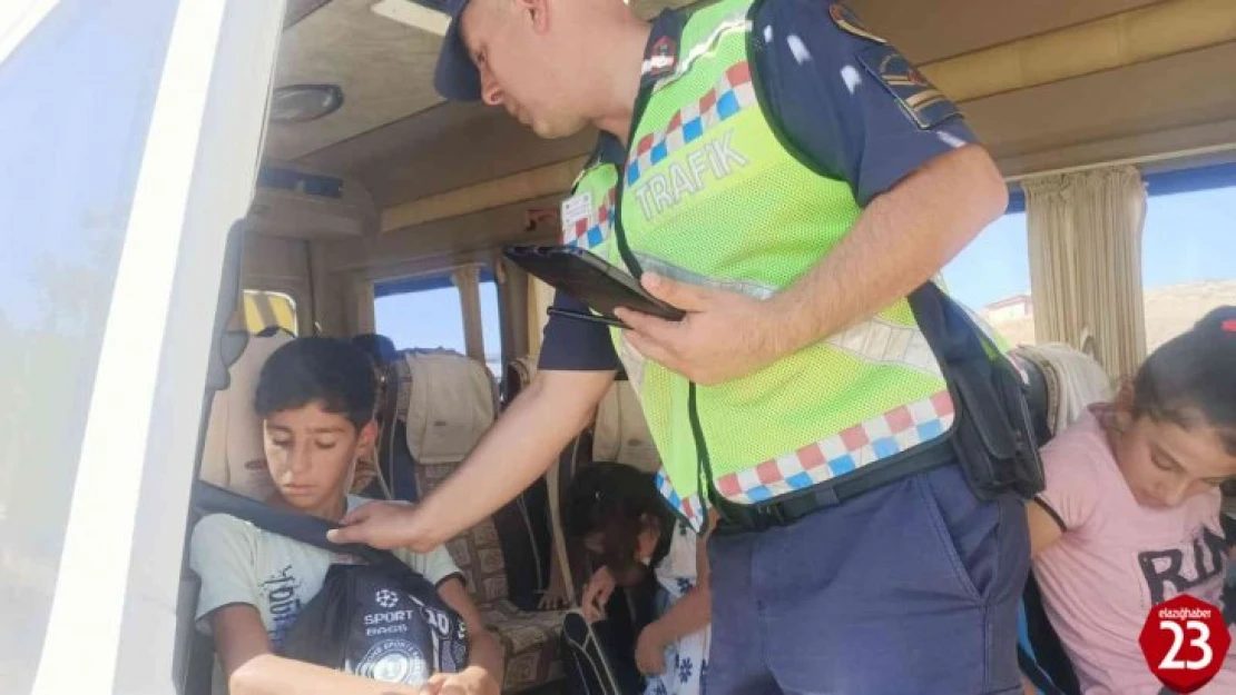 Elazığ'da Jandarmadan Radarlı Ve Dronlu Trafik Denetimi