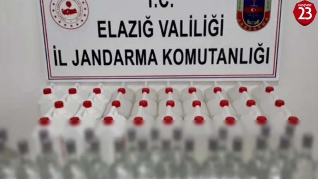 Elazığ'da kaçak içki ve uyuşturucu operasyonu: 3 gözaltı