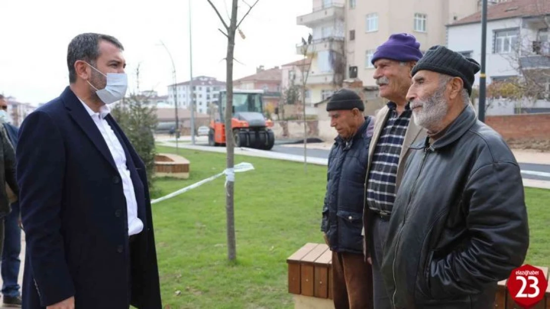 Elazığ'da kanal boyu çevre düzenleme ve park yapım işi projesinde sona gelindi