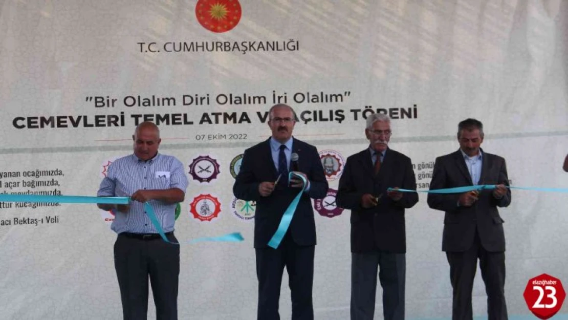 Elazığ'da Karakoçan Cemevi ve Kültür Merkezi açıldı