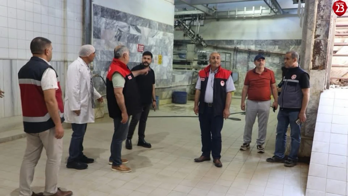 Elazığ'da Kırmızı Et Kesimhanelerine Sıkı Denetim!