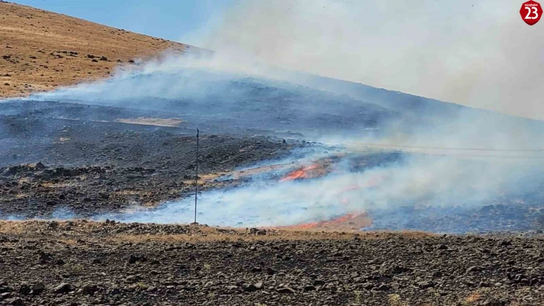 Karakoçan'da korkutan yangın