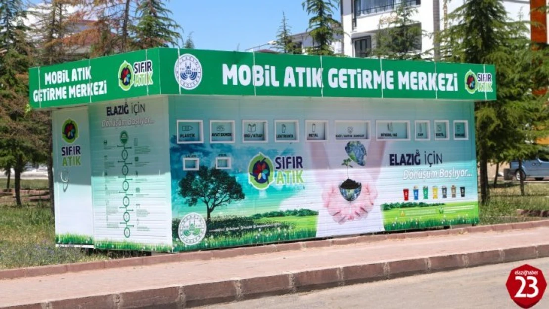 Elazığ'da Mobil Atık Merkezleri Çevreyi Koruyacak