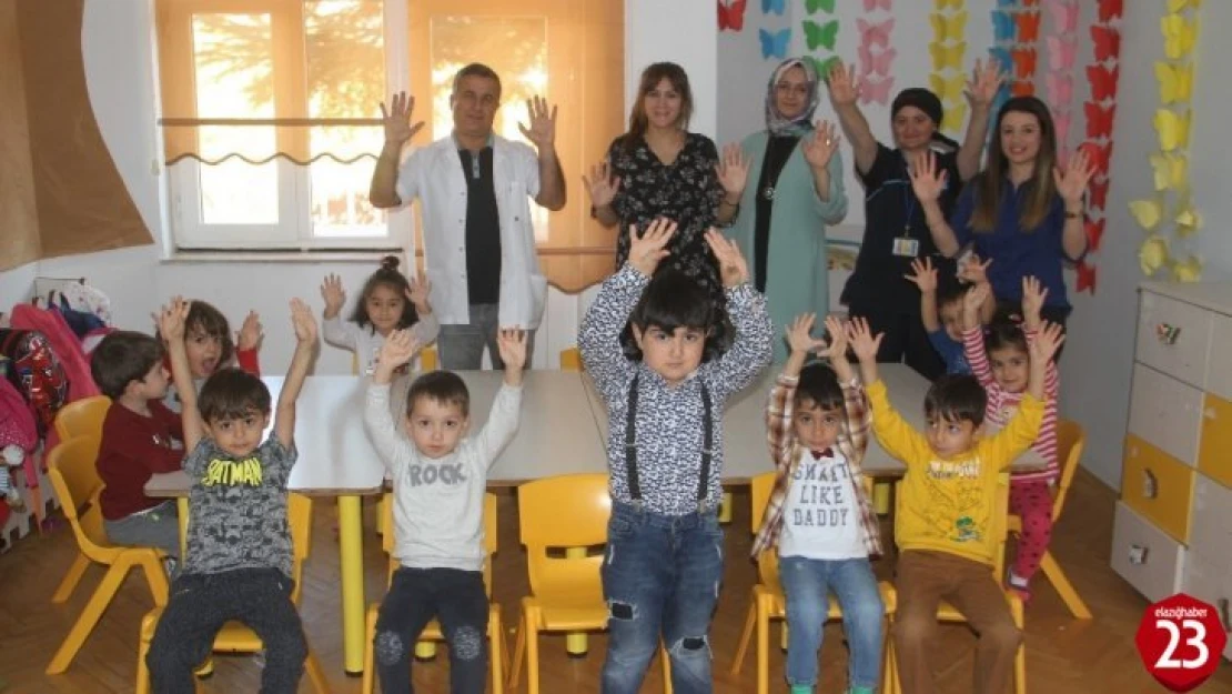 Elazığ'da Öğrencilere El Yıkamanın Önemi Anlatıldı