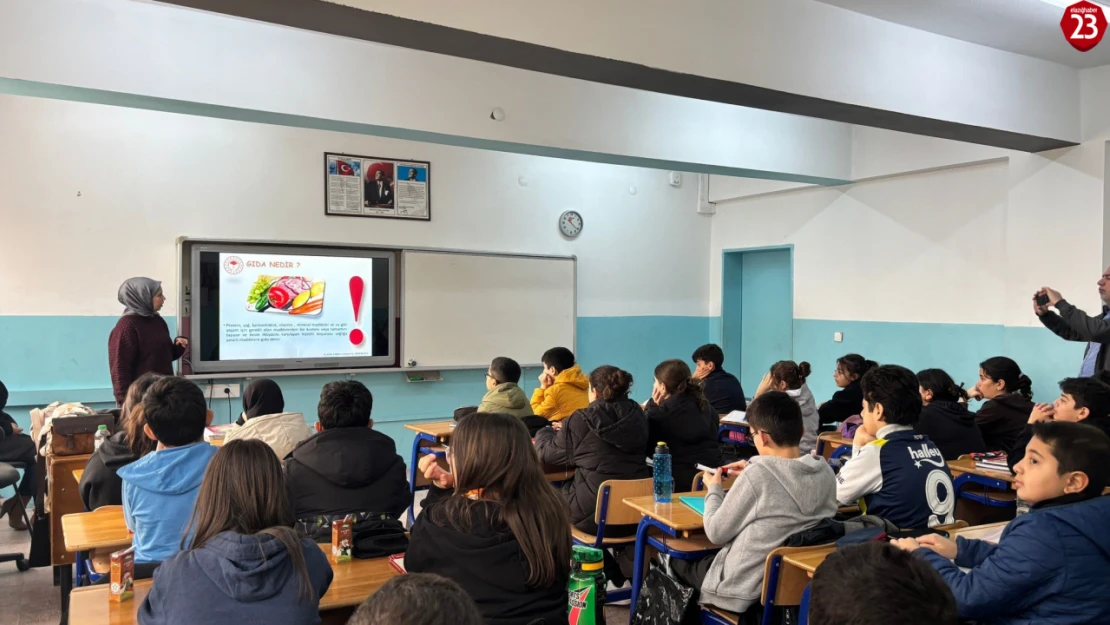 Elazığ'da Öğrencilere Gıda Güvenilirliği ve İsraf Konusunda Eğitim