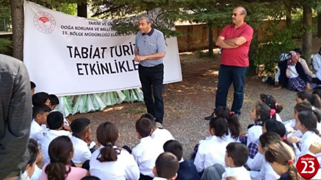 Elazığ'da öğrencilere yönelik tabiat eğitimi