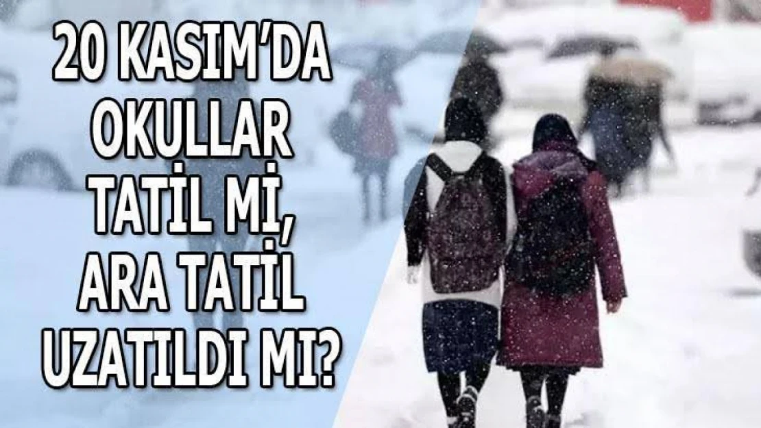 Elazığ'da Okullar Tatil Edildimi ? İşte Cevabı