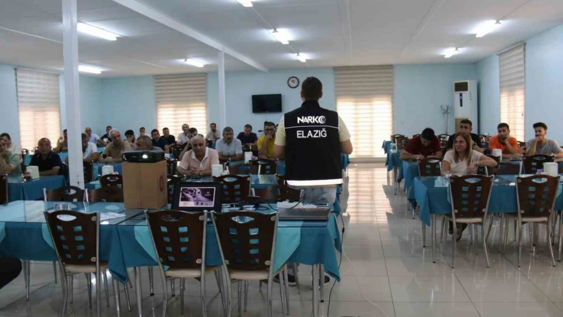 Elazığ'da Orman Müdürlüğü personeline uyuşturucu ile mücadele eğitimi verildi