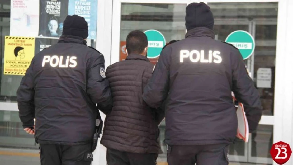 Elazığ'da oto teyp hırsızı yakalandı