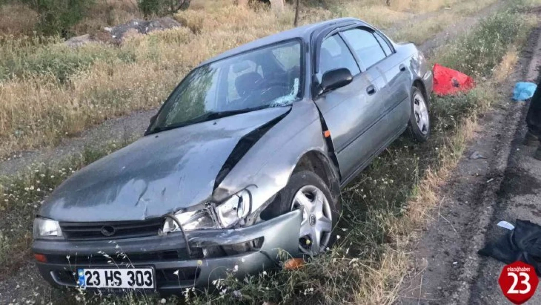 Elazığ'da otomobil yayaya çarptı: 1 yaralı