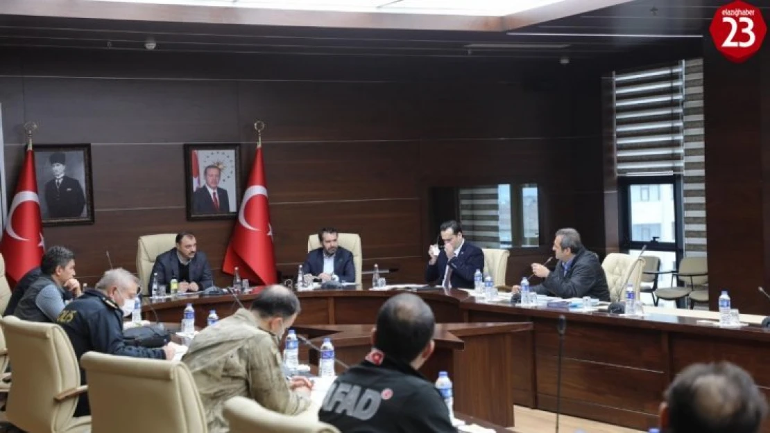 Elazığ'da Pandemi Kurulu'nun kararları açıklandı