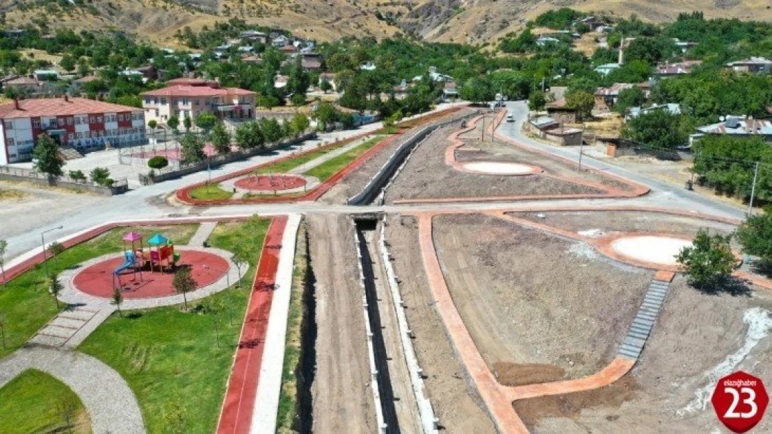 Elazığ'da Park Yapım Projesinde sona gelindi