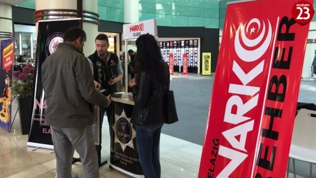 Elazığ'da polisinden uyuşturucu ile mücadele çalışması