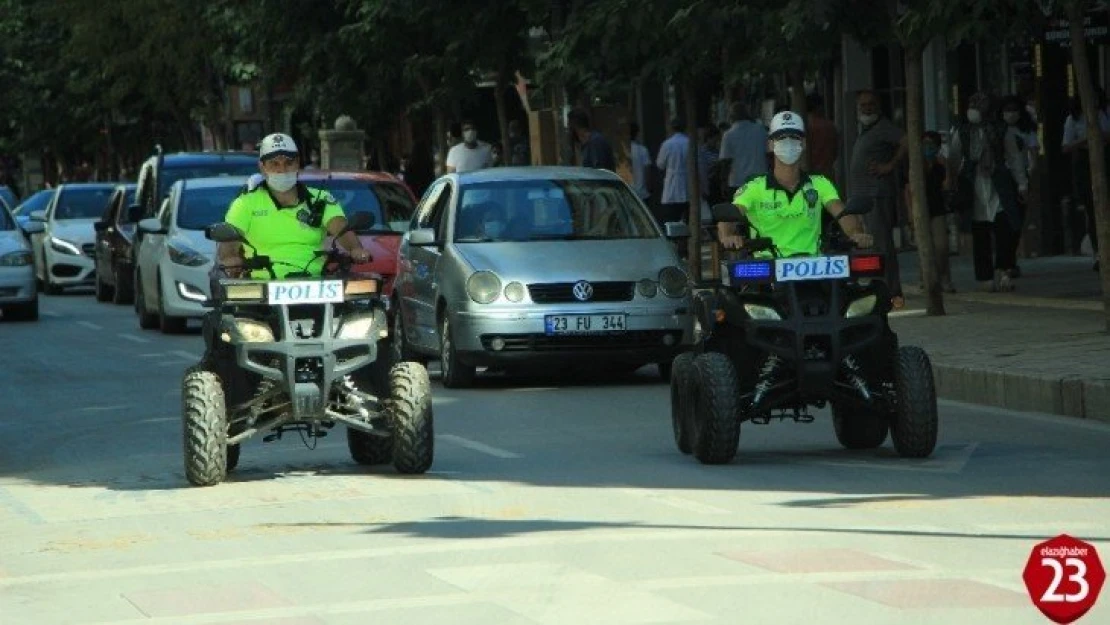 Elazığ'da polisler, ATV  motorlu  denetime başladı