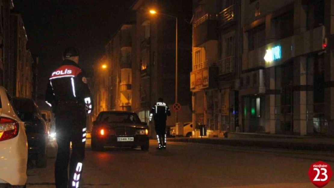 Elazığ'da polisten 'Dar Bölge' uygulaması