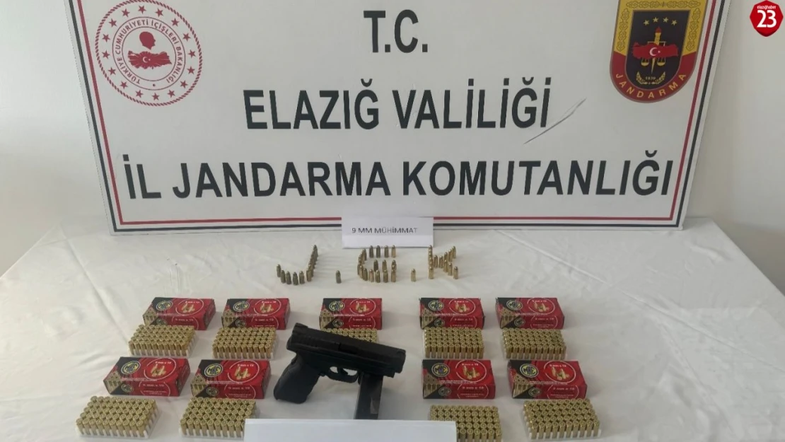 Elazığ'da ruhsatsız tabanca ele geçirildi