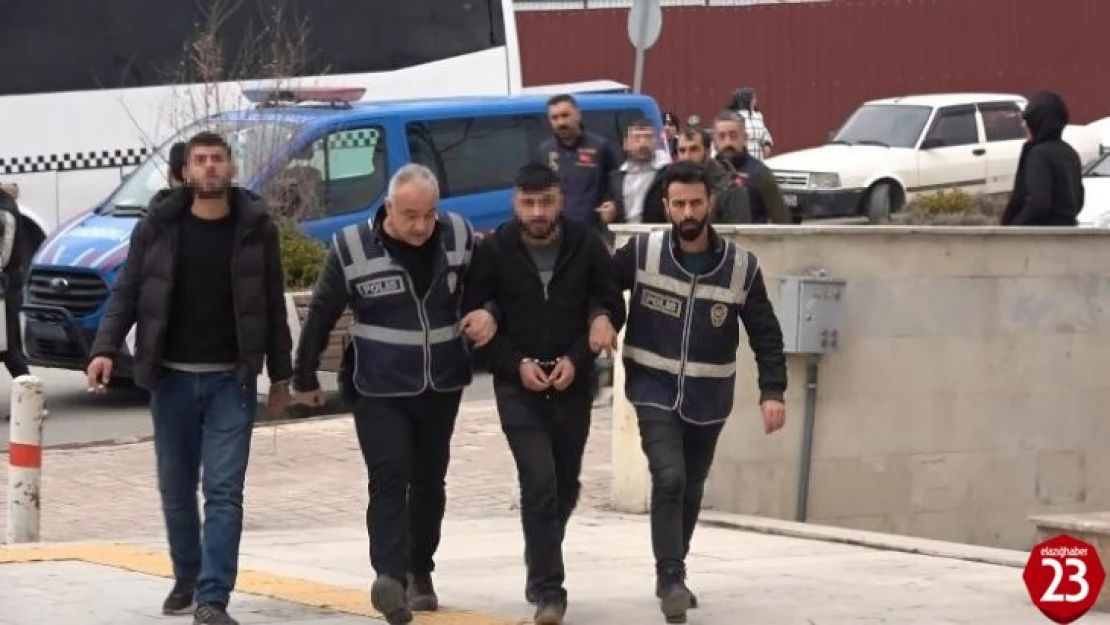 Elazığ'da silahlı çatışma olayına karışan suç makineleri tutuklandı