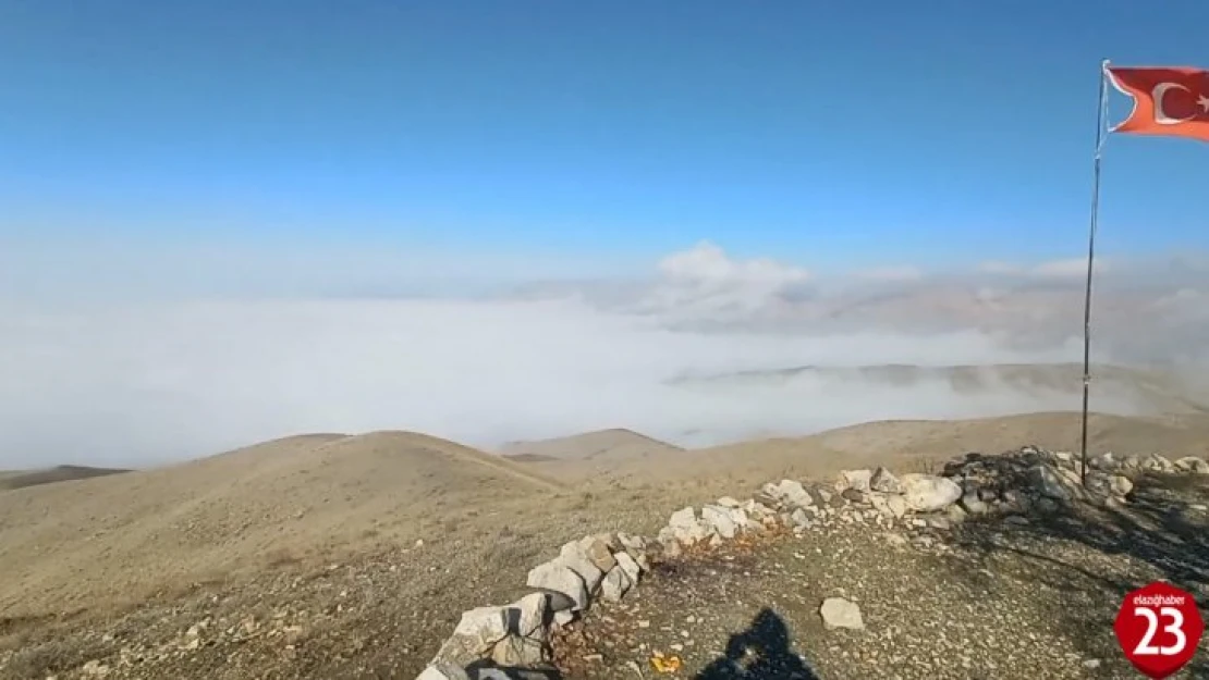 Elazığ'da sis tabakası görsel şölen sundu