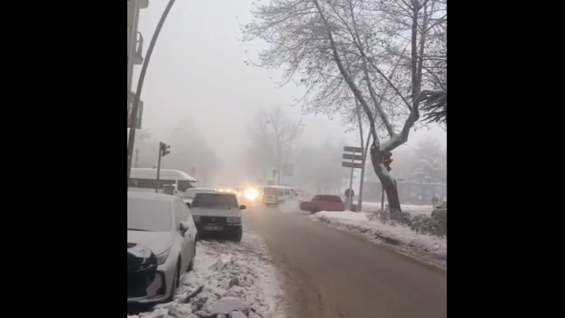 Elazığ'da Sis ve Buzlanma Etkili Oldu