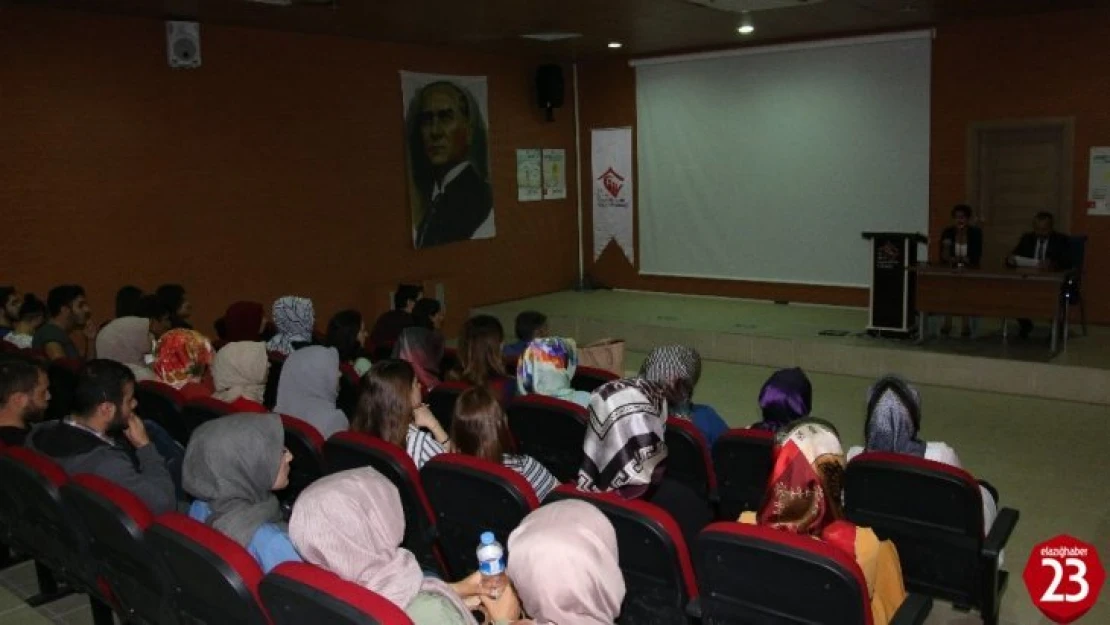 Elazığ'da Stajyer Öğrencilere Uyum Toplantısı