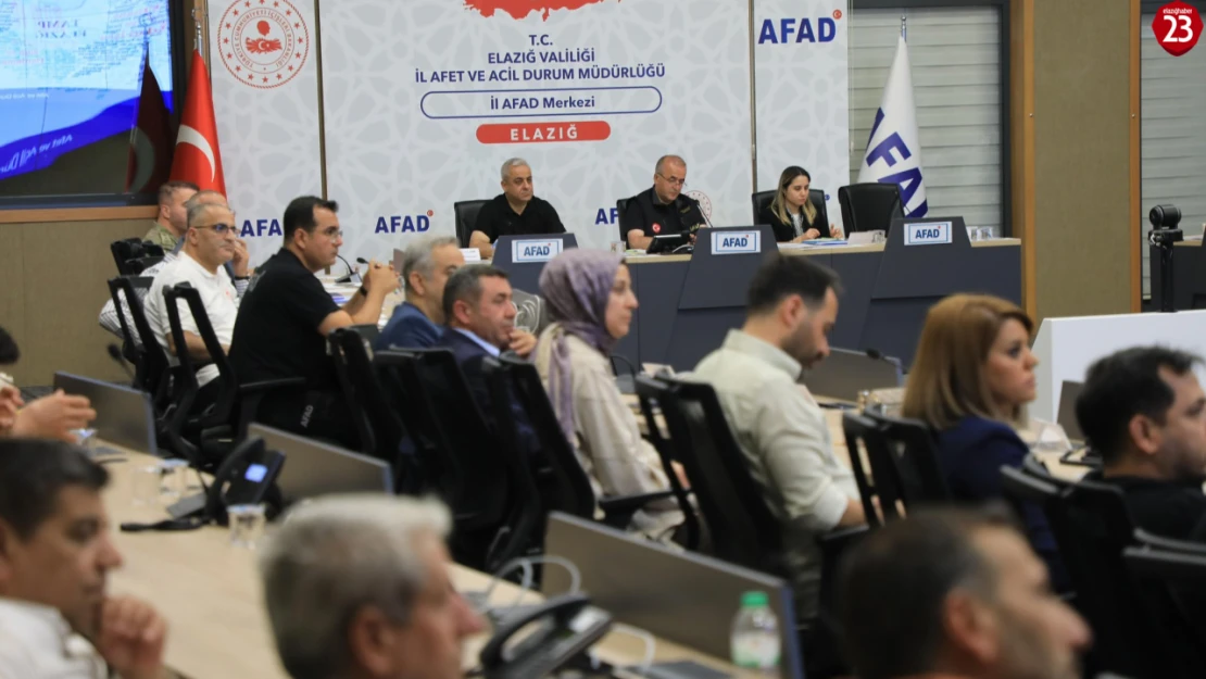 Elazığ'da TAMP ve İRAP Koordinasyon Toplantısı Yapıldı
