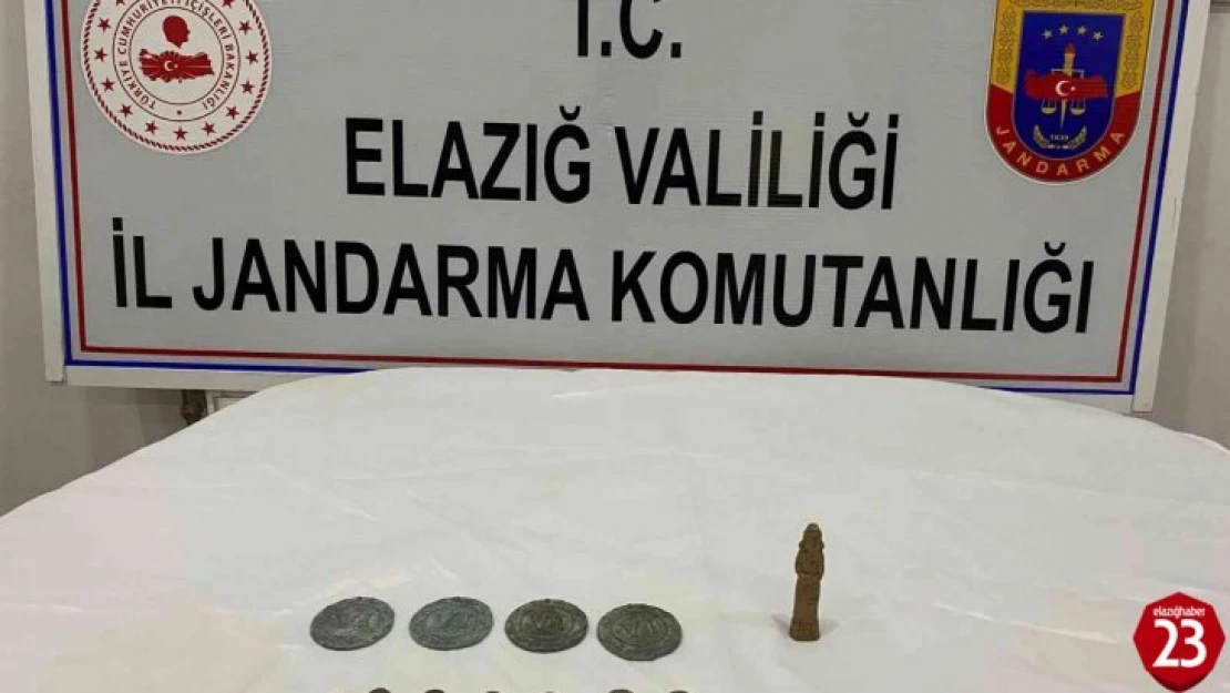 Elazığ'da tarihi eser kaçakçılarına operasyon