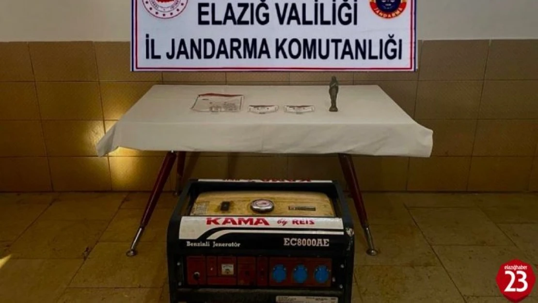 Elazığ'da tarihi eser operasyonunda Meryem Ana heykeli ele geçirildi: 3 gözaltı