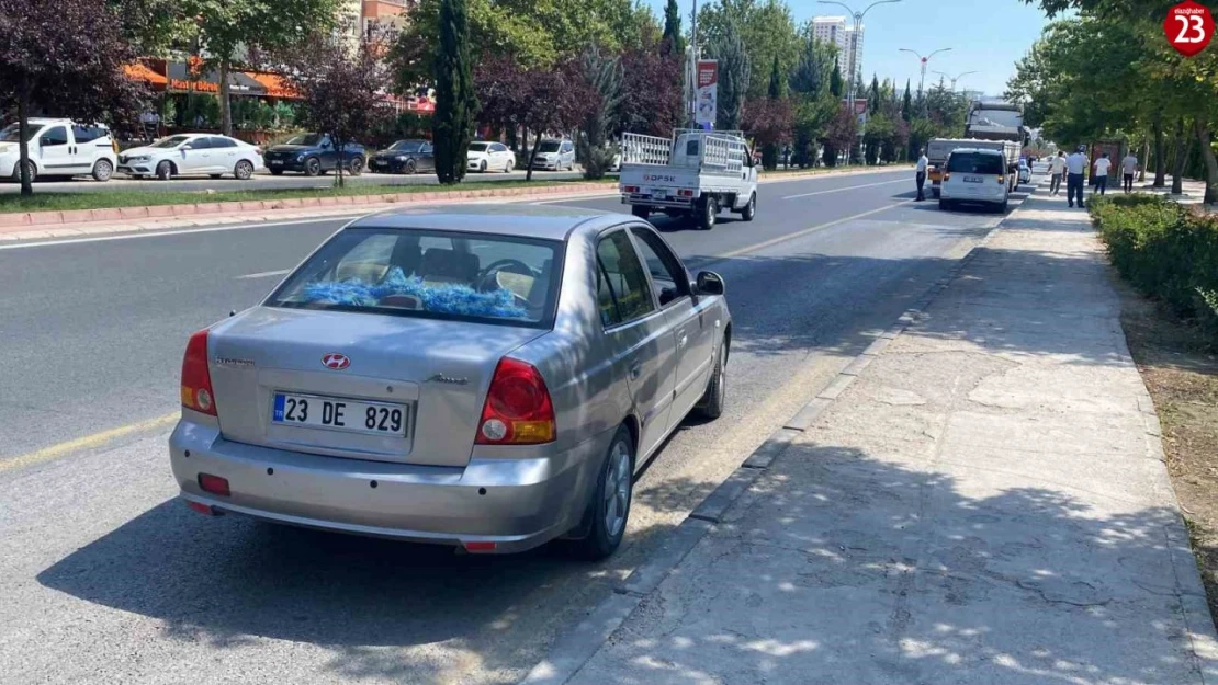 Malatya Caddesinde tır ile otomobil çarpıştı: 1 yaralı